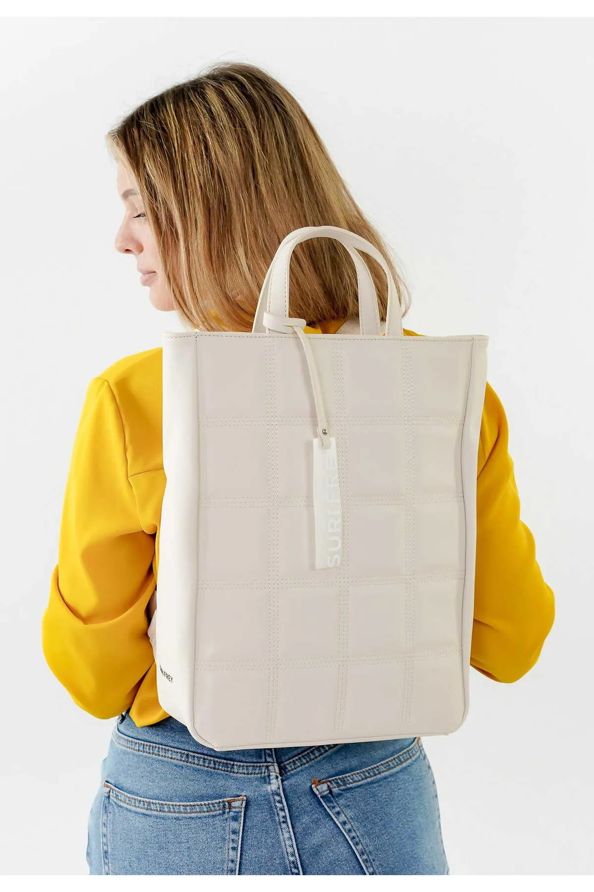 SURI FREY  Rucksack - Beige - Unifarben