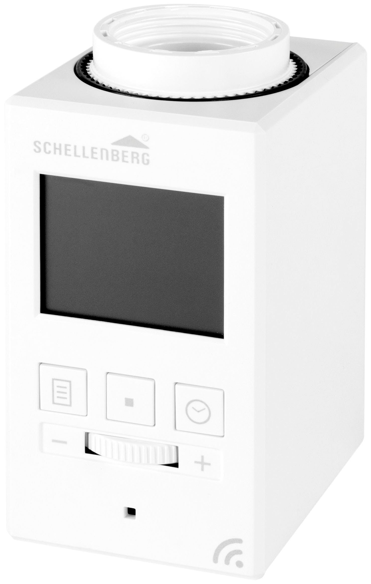 SCHELLENBERG Heizkörperthermostat Digital, 20101, (Inkl. Adapter-Set Danfoss RAV, RA, RAVL) einzeln, oder im 3er oder 5er Spar-Set erhältlich