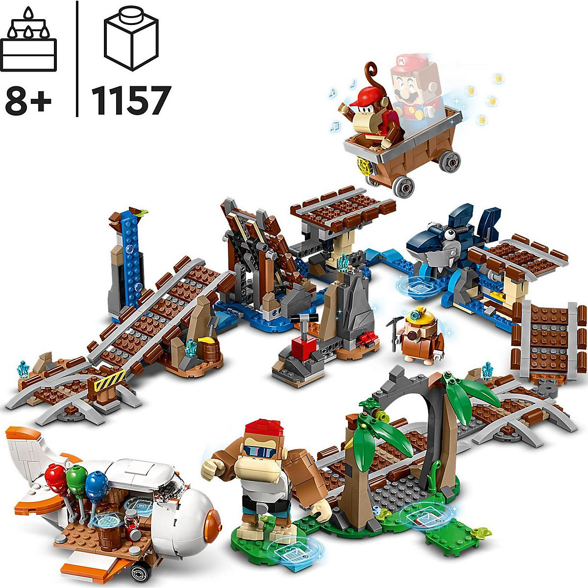 LEGO® Super Mario 71425 Diddy Kongs Lorenritt – Erweiterungsset