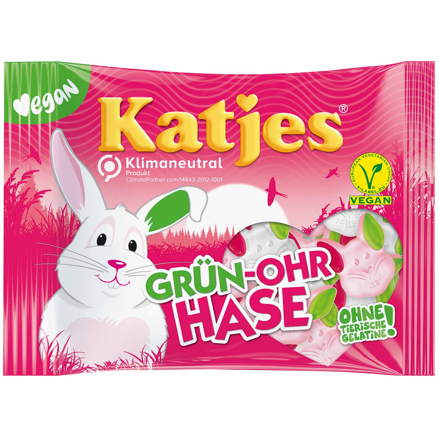 Katjes Grün-Ohr Hase 500g
