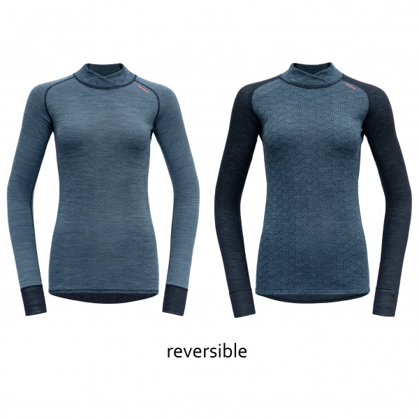Devold - Women's Kvitegga Cross Neck - Merinoshirt