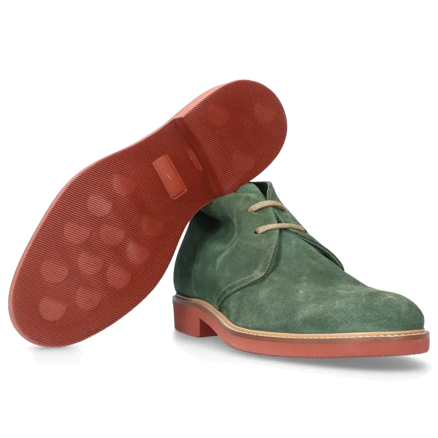Budapester - Stiefel 51079 Veloursleder - grün