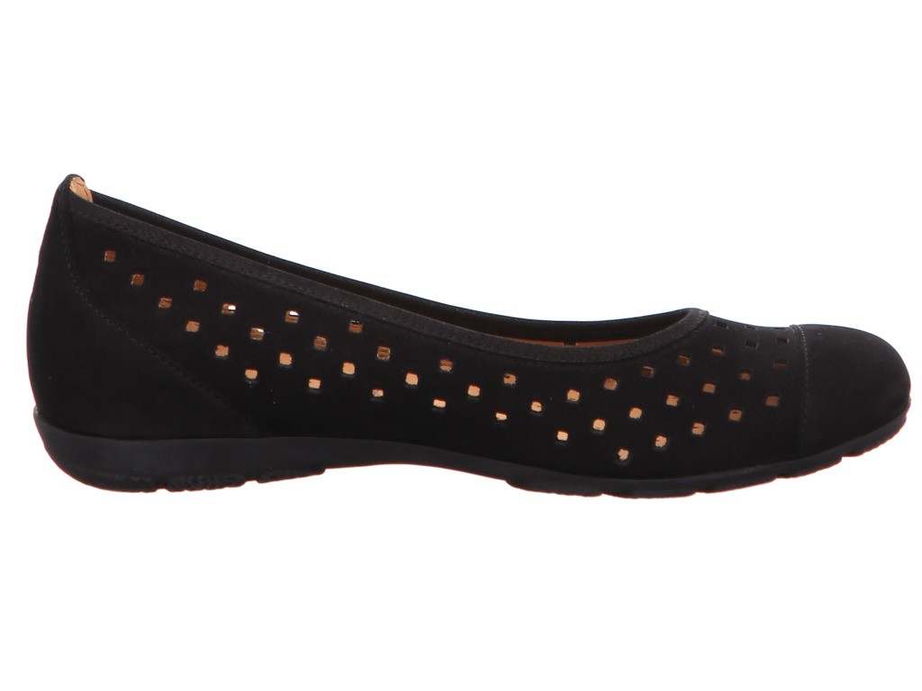 GABOR Ballerinas schwarz Gabor Fashion sportliche Ballerinas 44.1