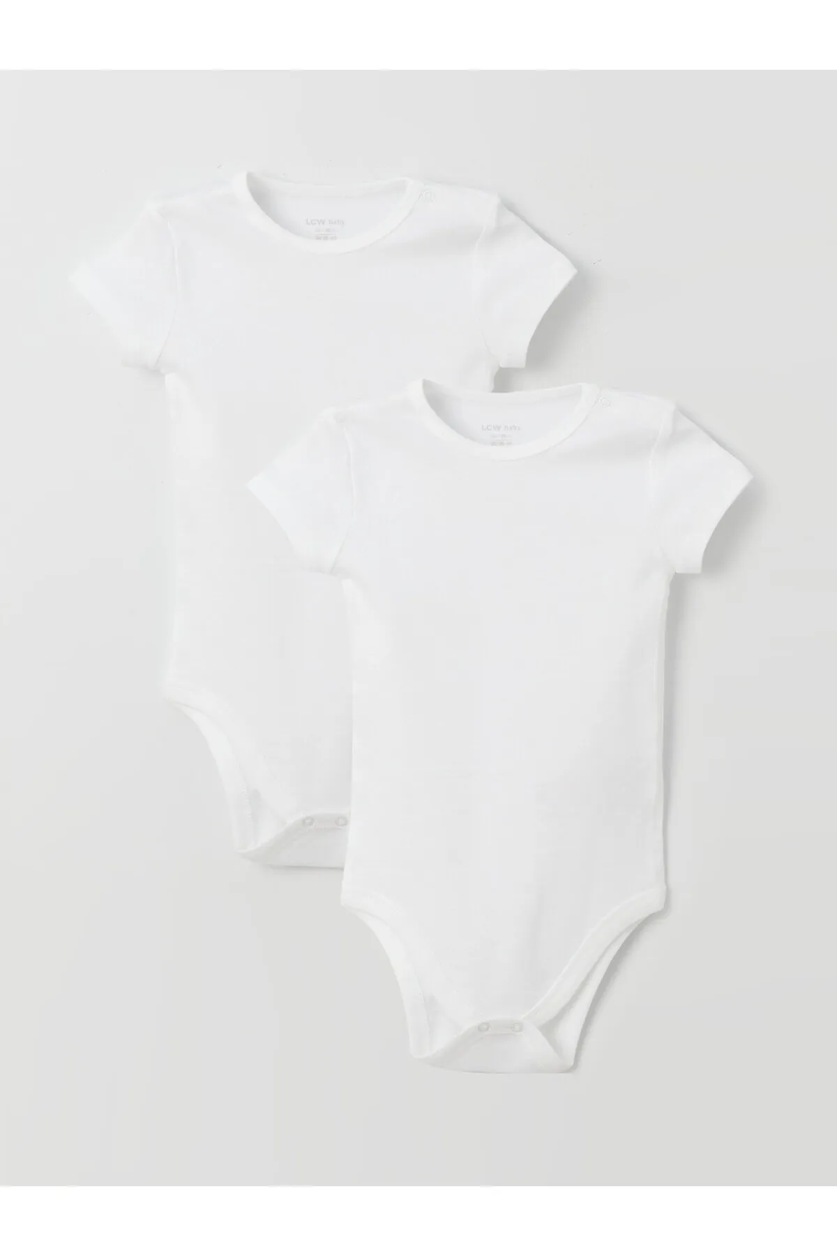 LC Waikiki  Basic-Baby-Body mit Rundhalsausschnitt, 2-teilig