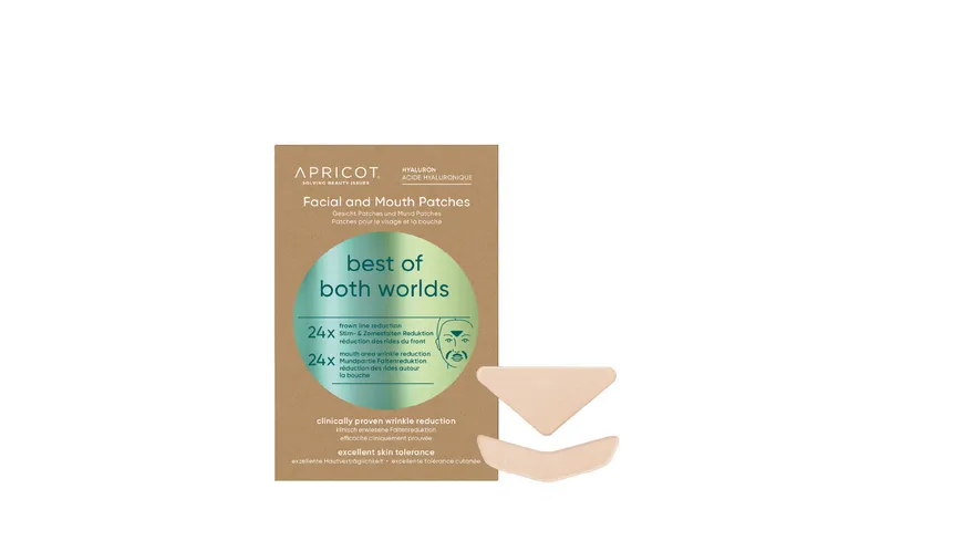 APRICOT Mini Patches Mund und Stirn