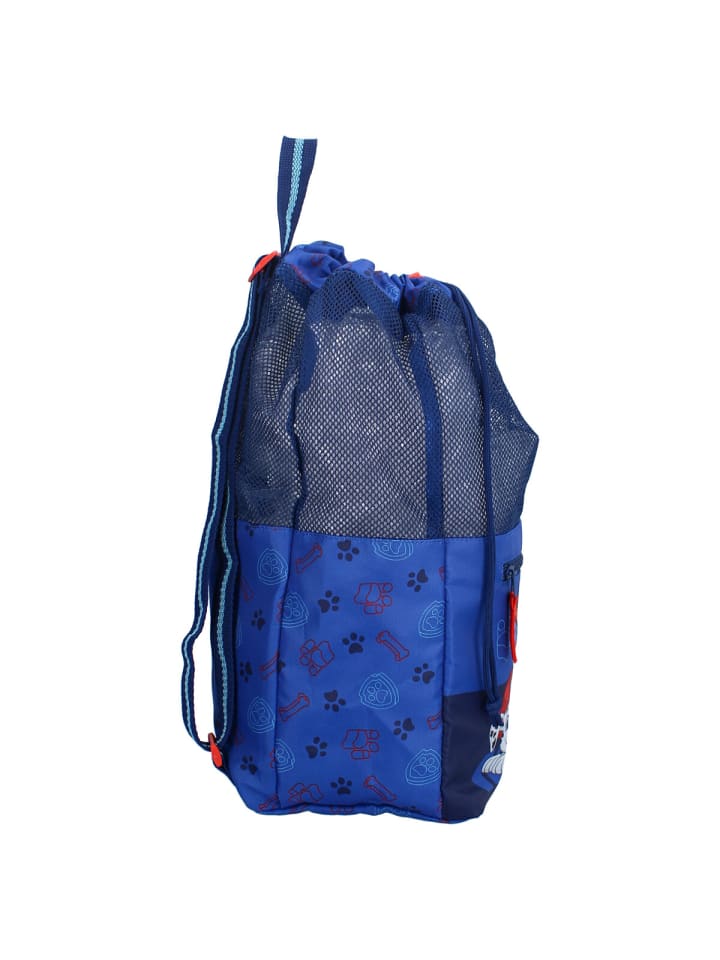 Paw Patrol PAW Patrol Sportbeutel „Travel Treasures“ –Netzmaterial in Blau günstig kaufen 40 x 36 cm