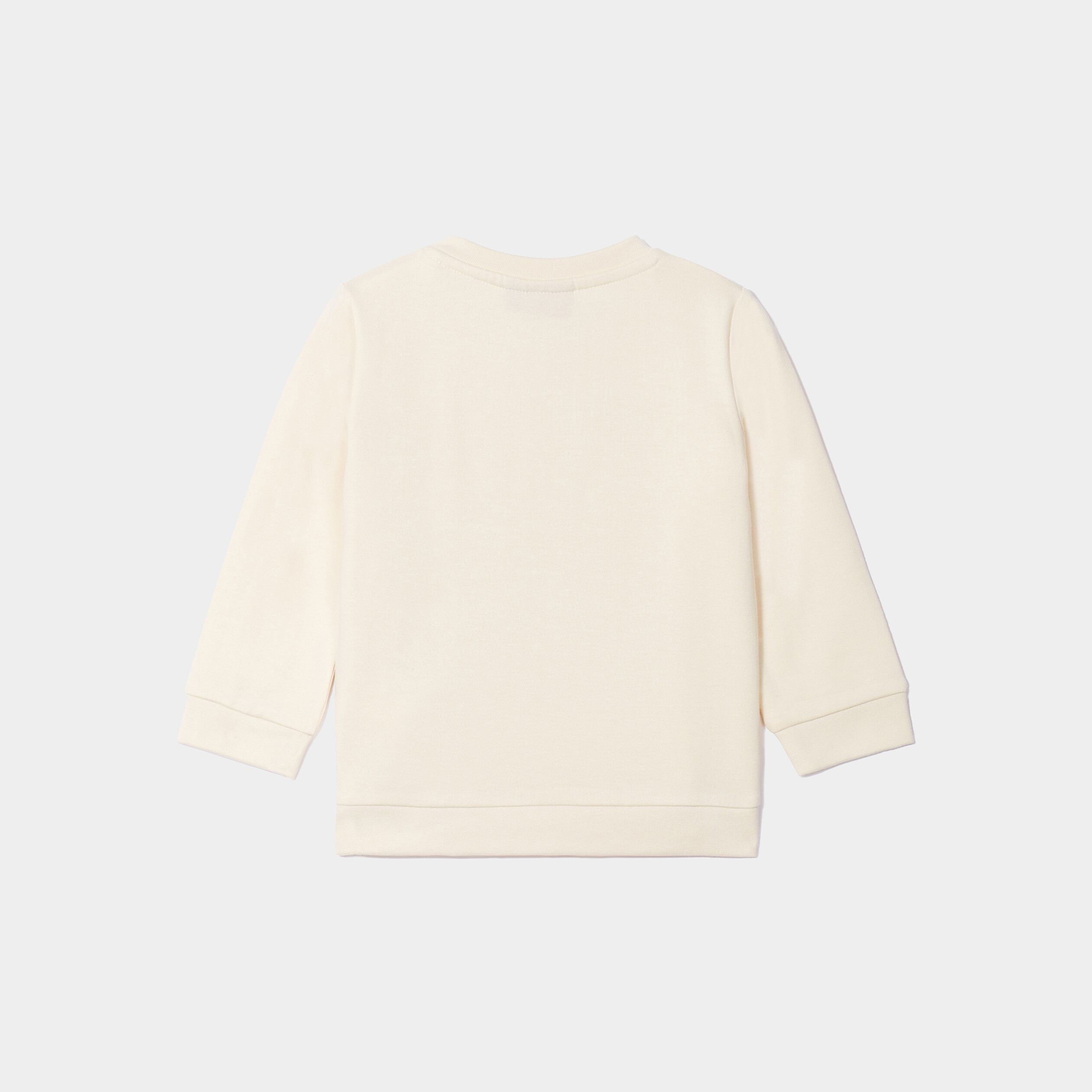 Sweat manches longues coton Tchoupi ivoire bébé garçon | La Halle