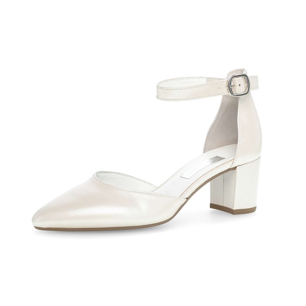 Gabor fashion Spangenpumps weiß