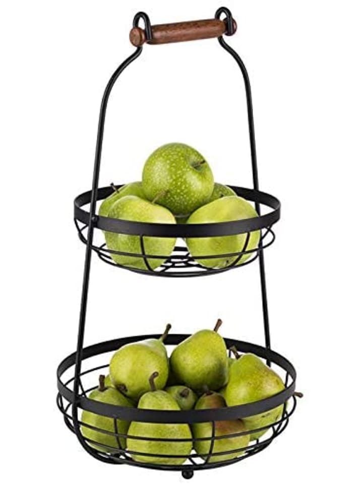 APS Etagère in Braun/Schwarz Ø 26 cm, H: 48 cm  günstig kaufen onesize