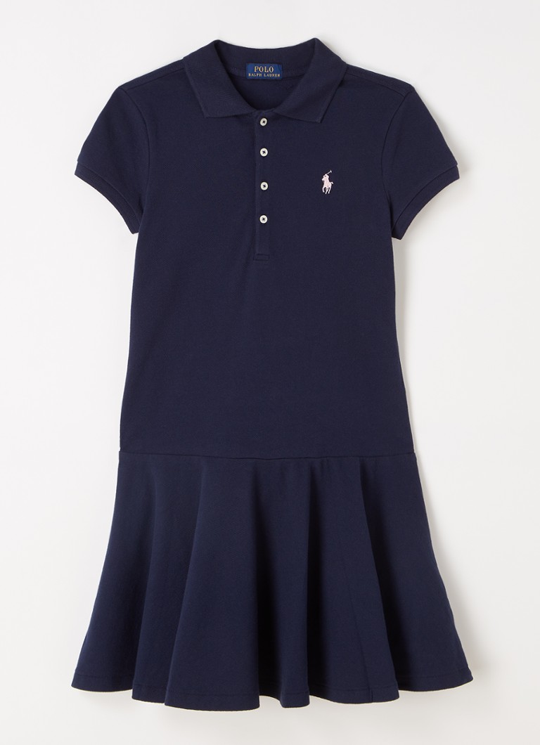 Rochie polo din piqué de bumbac Ralph Lauren