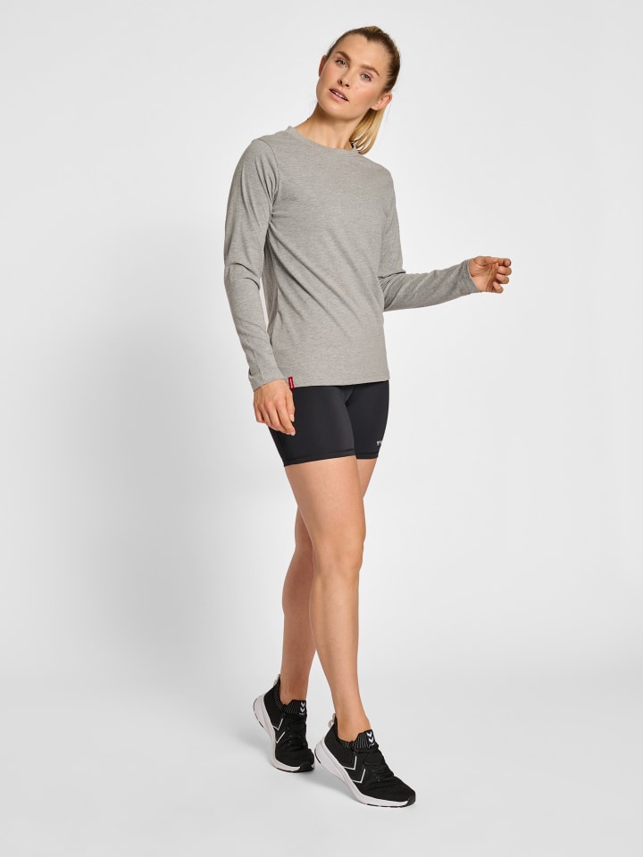 Hummel Hummel T-Shirt Hmlred Damen in GREY MELANGE günstig kaufen