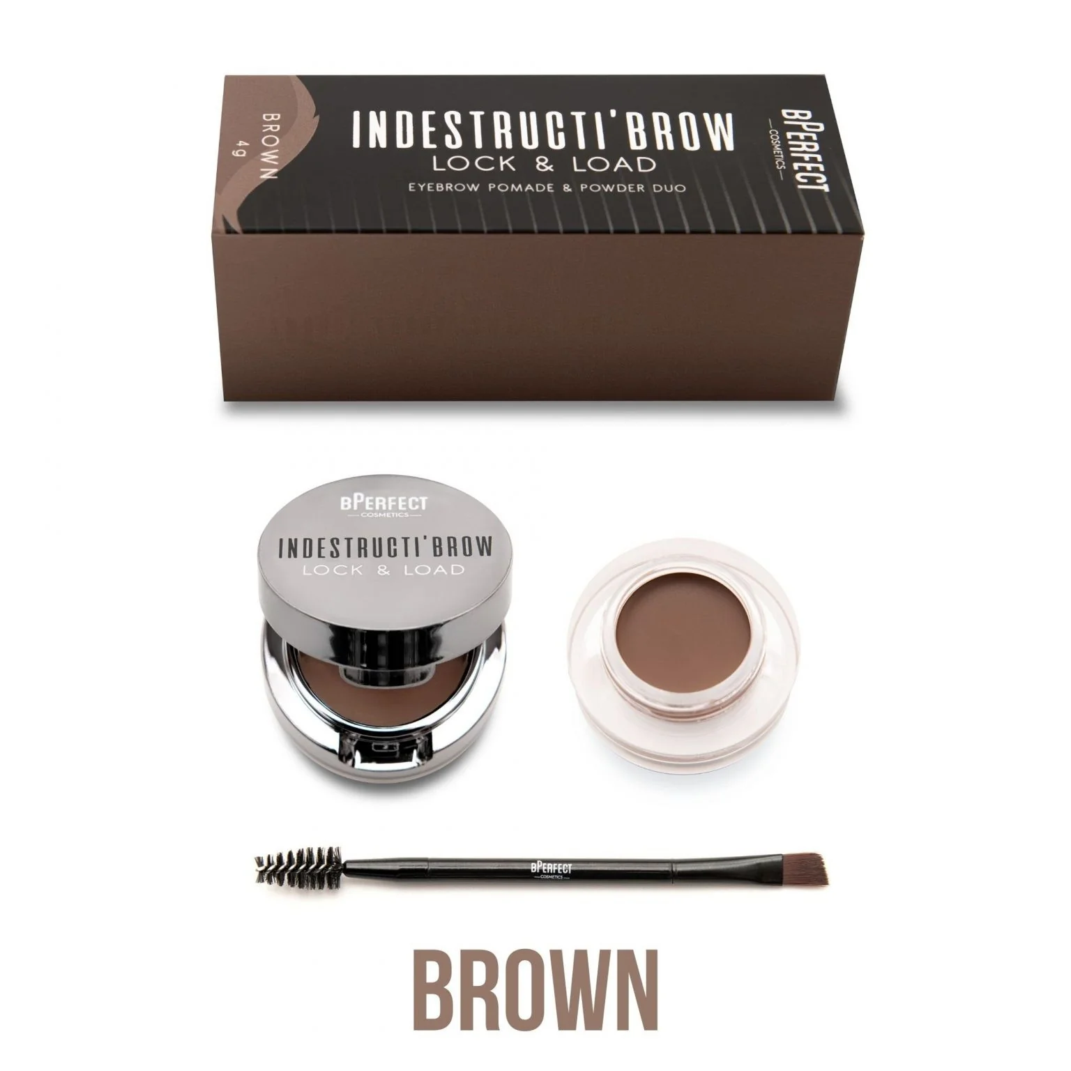Indestructibrow Lock & Load Brow Pomade - Τζελ και μάσκαρα για φρύδια