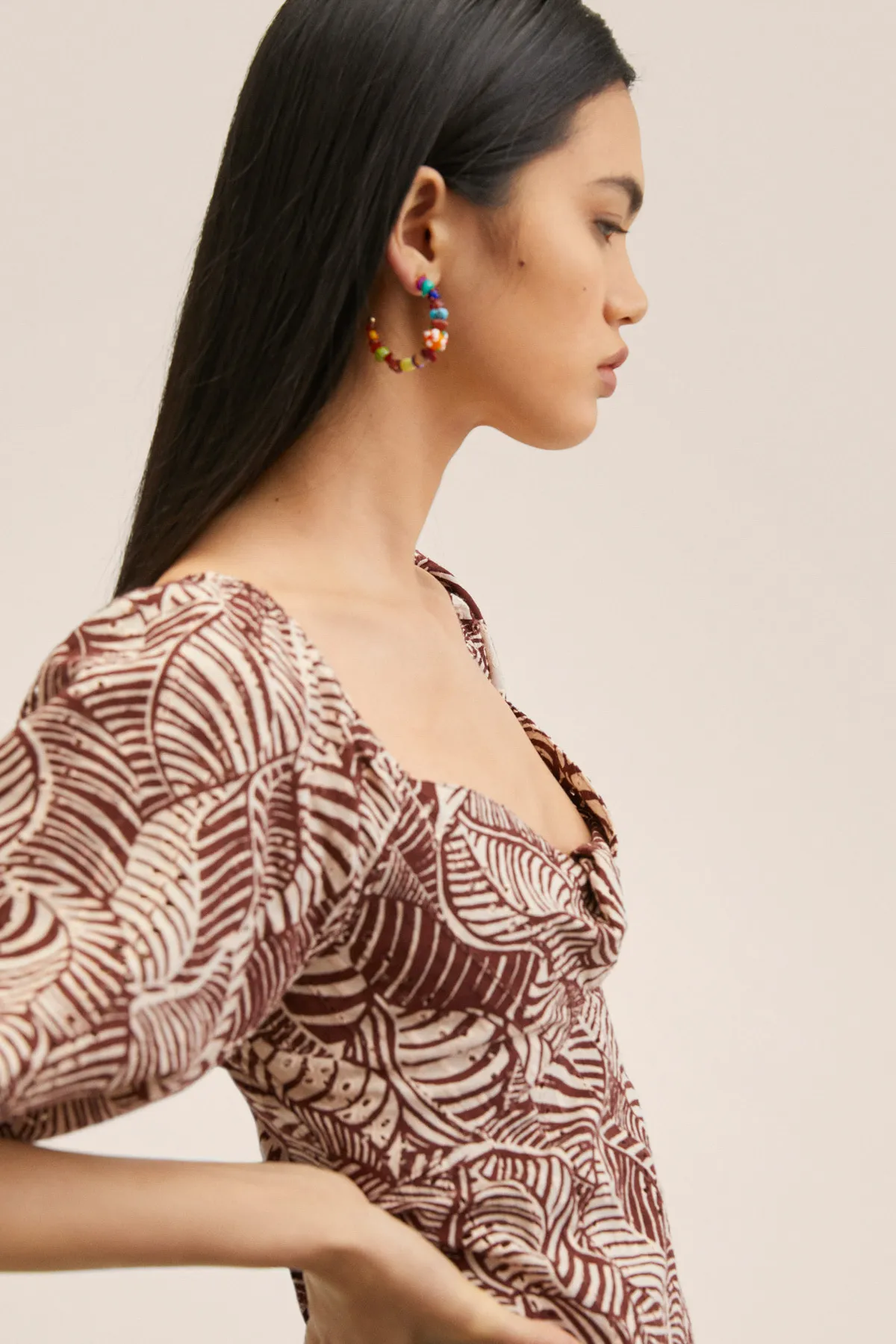 MANGO  27047122 Damen/Mädchen Braun
