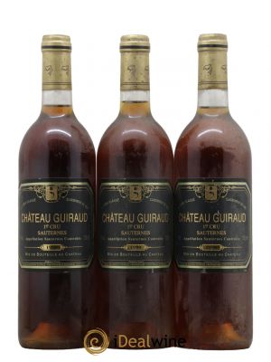 Château Guiraud 1er Grand Cru Classé  1990 - Lot de 3 Bouteilles