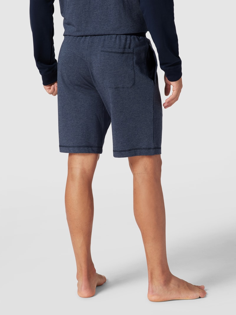 Shorts mit Tunnelzug Modell 'Tencel' in jeans