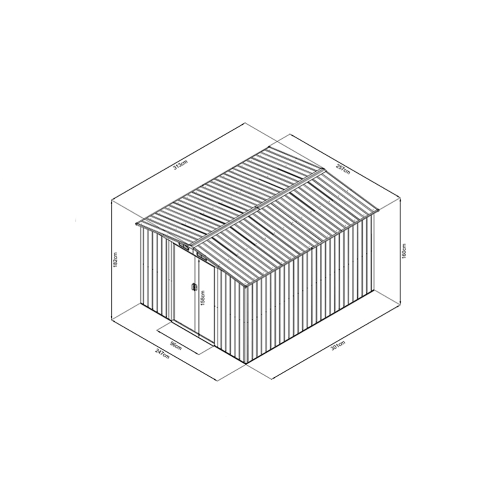 Home Deluxe Geräteschuppen BOHIO XXL