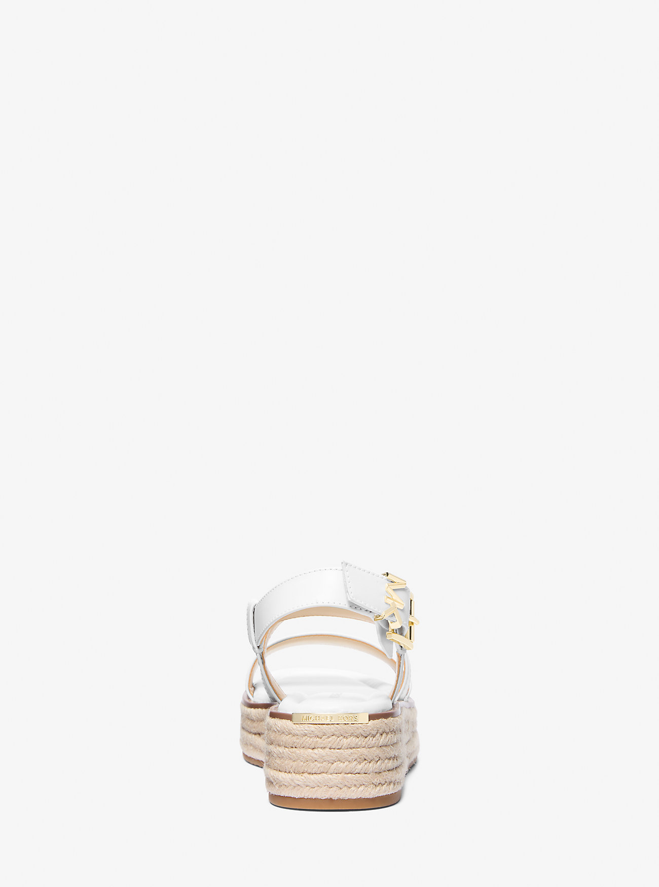 Sandały espadryle Lynn Leather Platform - OPTIC WHITE