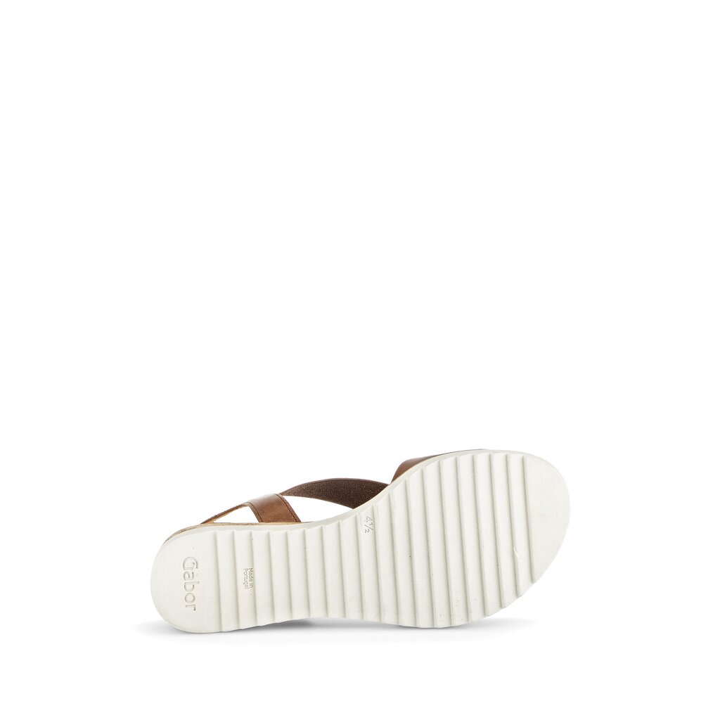Gabor comfort Keilsandalette braun