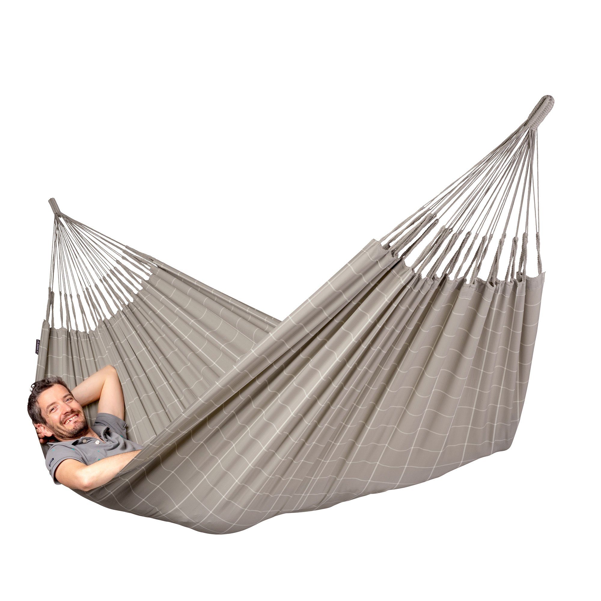 La Siesta Hängematte Brisa Almond - Klassische Doppel-Hängematte Outdoor- LA SIESTA, Hochwertige Qualität