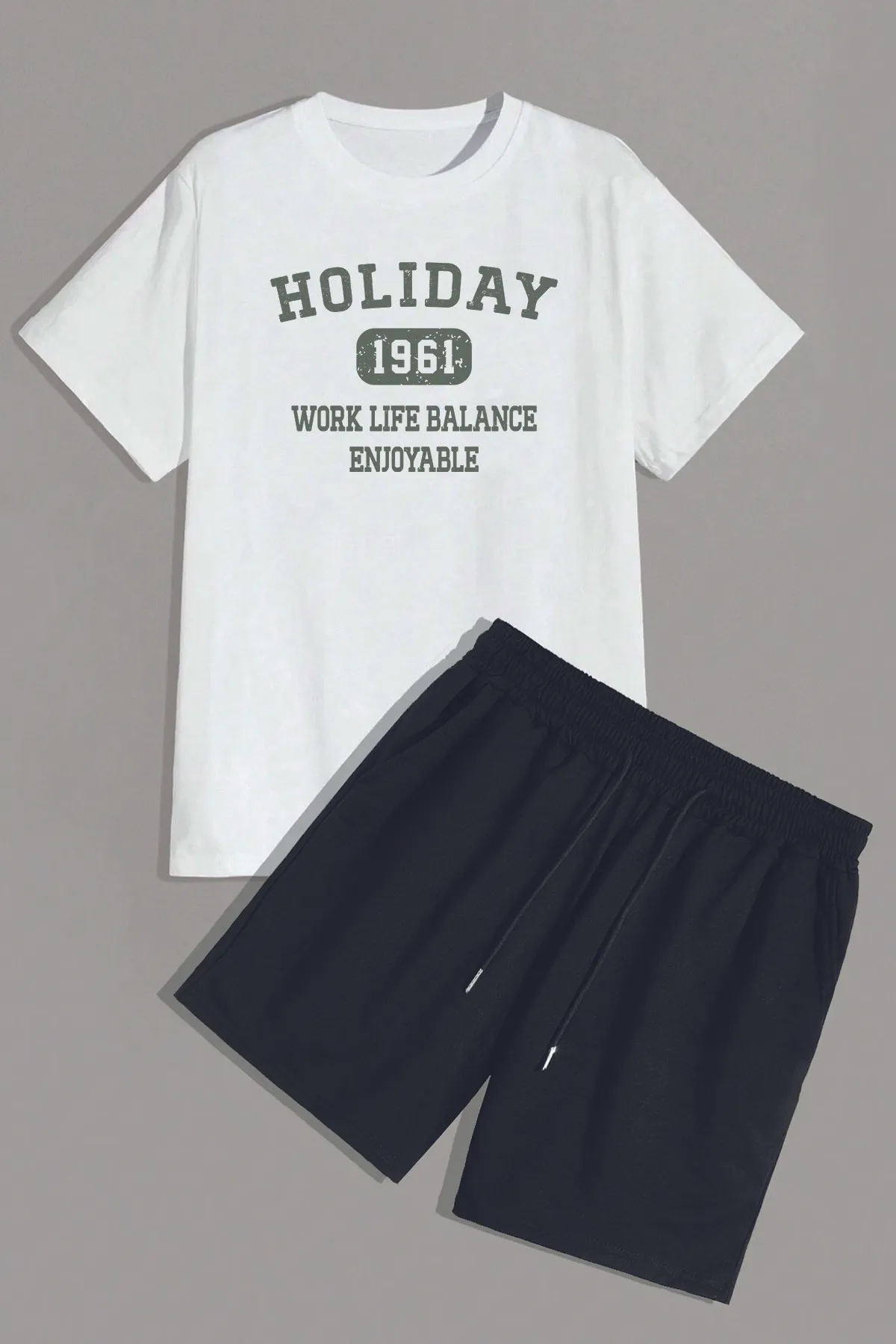 uyguntarz  Unisex-Shorts-Set mit Urlaubsprint
