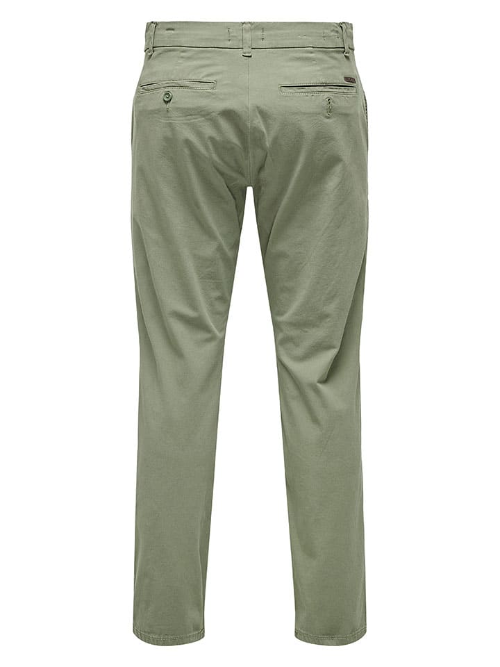 ONLY & SONS Chino in Khaki günstig kaufen
