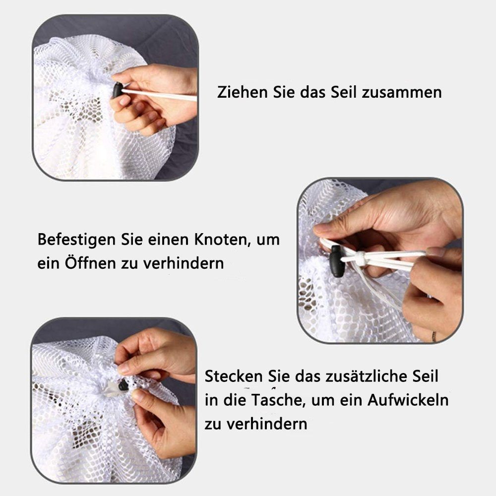 Sarfly Wäschesäckchen Wäschenetz Für Waschmaschine,60 x 90 cm