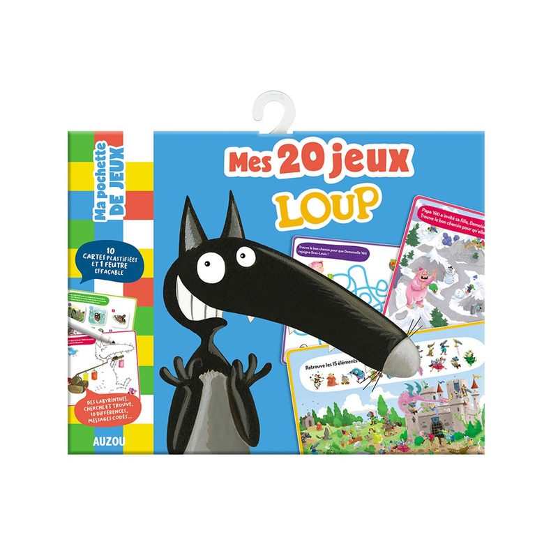 Ma pochette 20 jeux Loup - Auzou