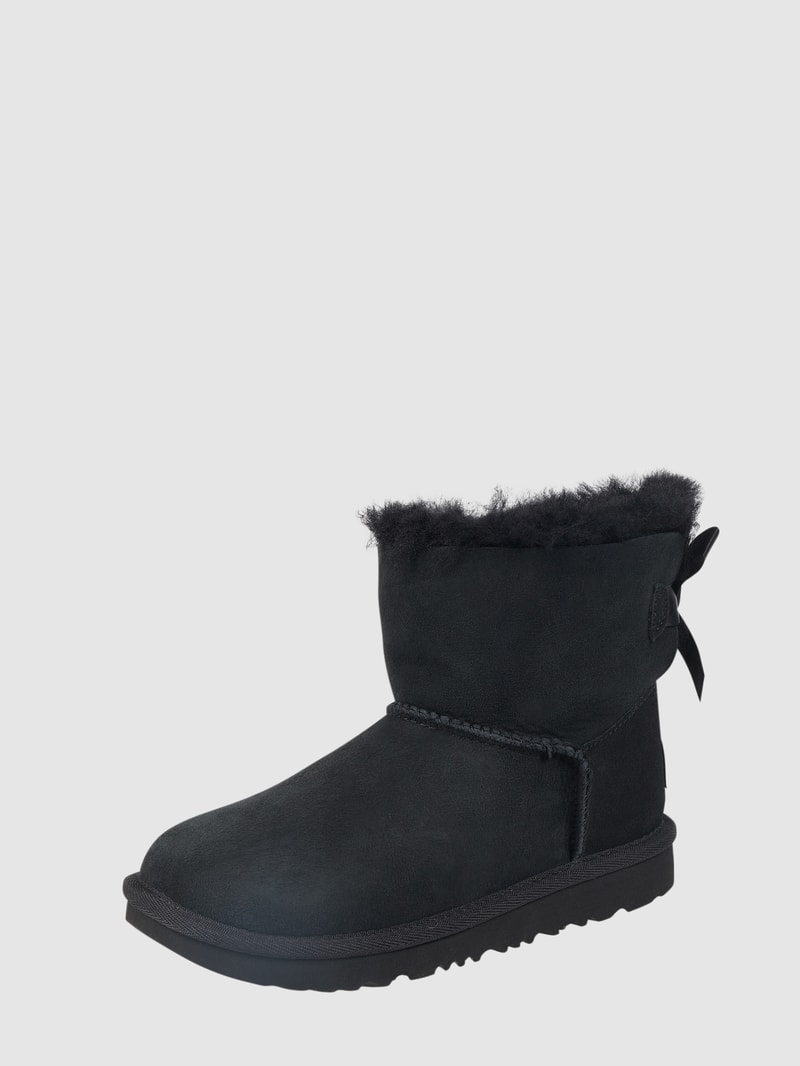 Boots mit Lammfellfutter Modell 'Bailey' in schwarz