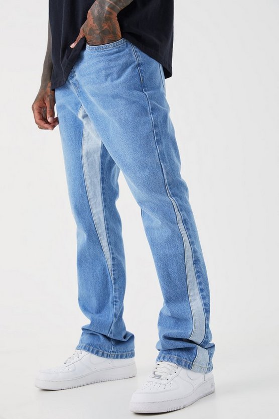 Slim-Fit Schlagjeans