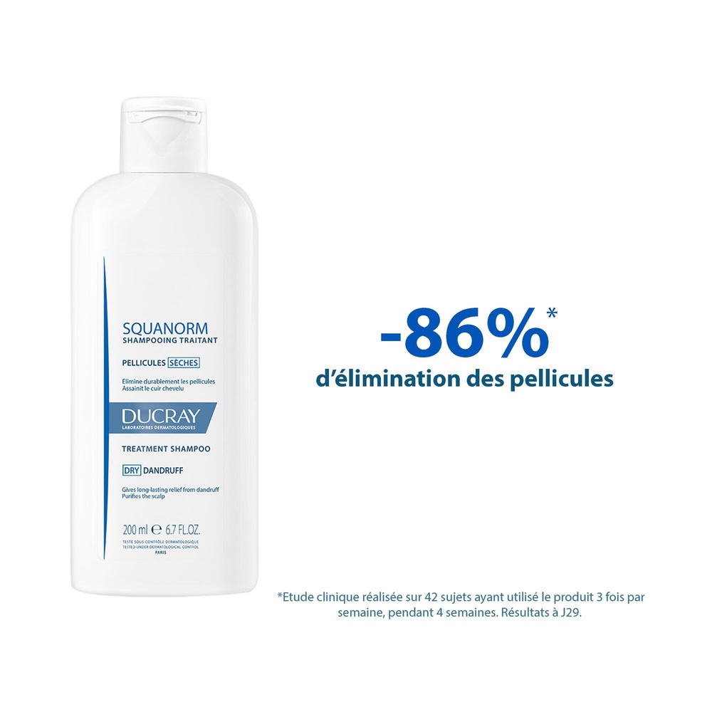 Ducray SQUANORM Shampooing PS 200ml Shampooing