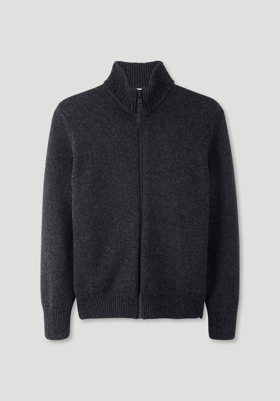 Zip-Jacke aus reiner Bio-Lambswool