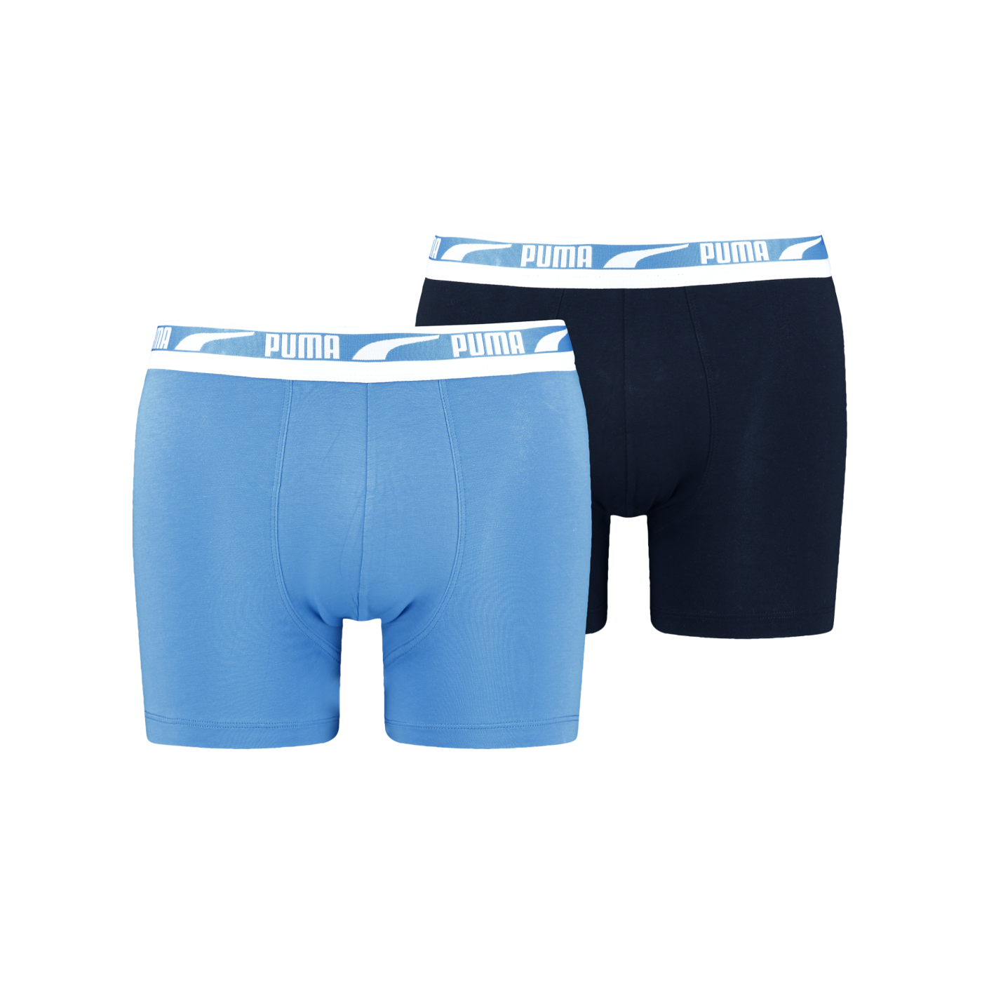 PUMA Multi Logo Boxer 2er Pack Blau Schwarz F006