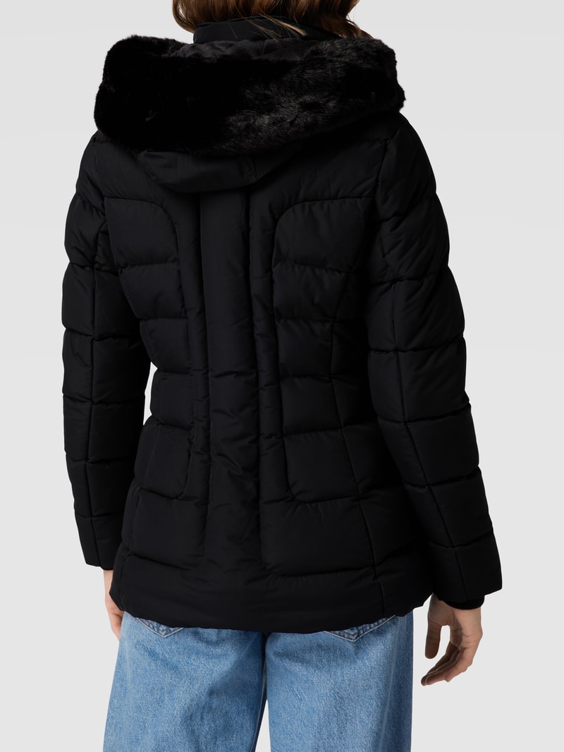 Funktionsjacke mit abnehmbarer Kapuze Modell 'Belvitesse Medium' in marineblau