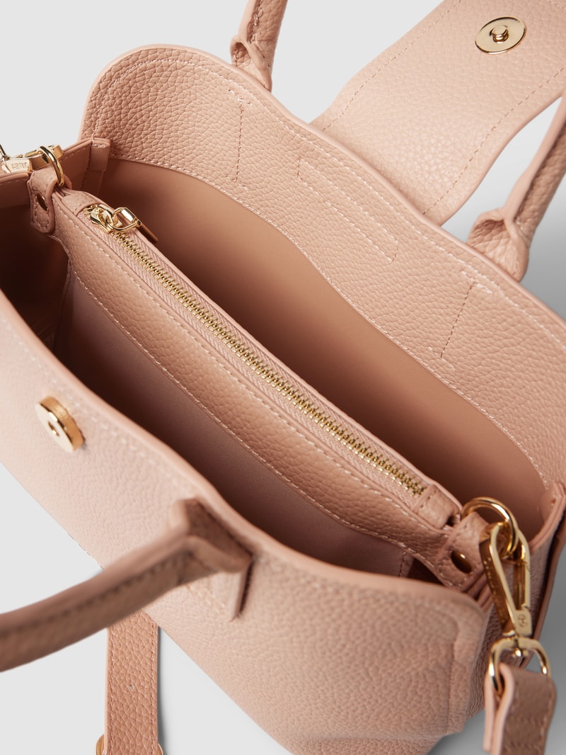 Tote Bag mit Label-Print in rosa