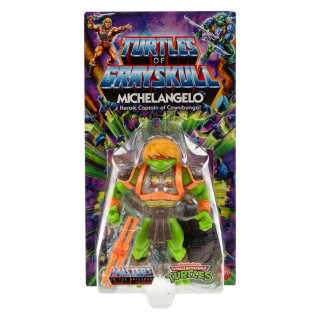 MOTU x TMNT: Turtles of Grayskull Actionfigur - Michelangelo