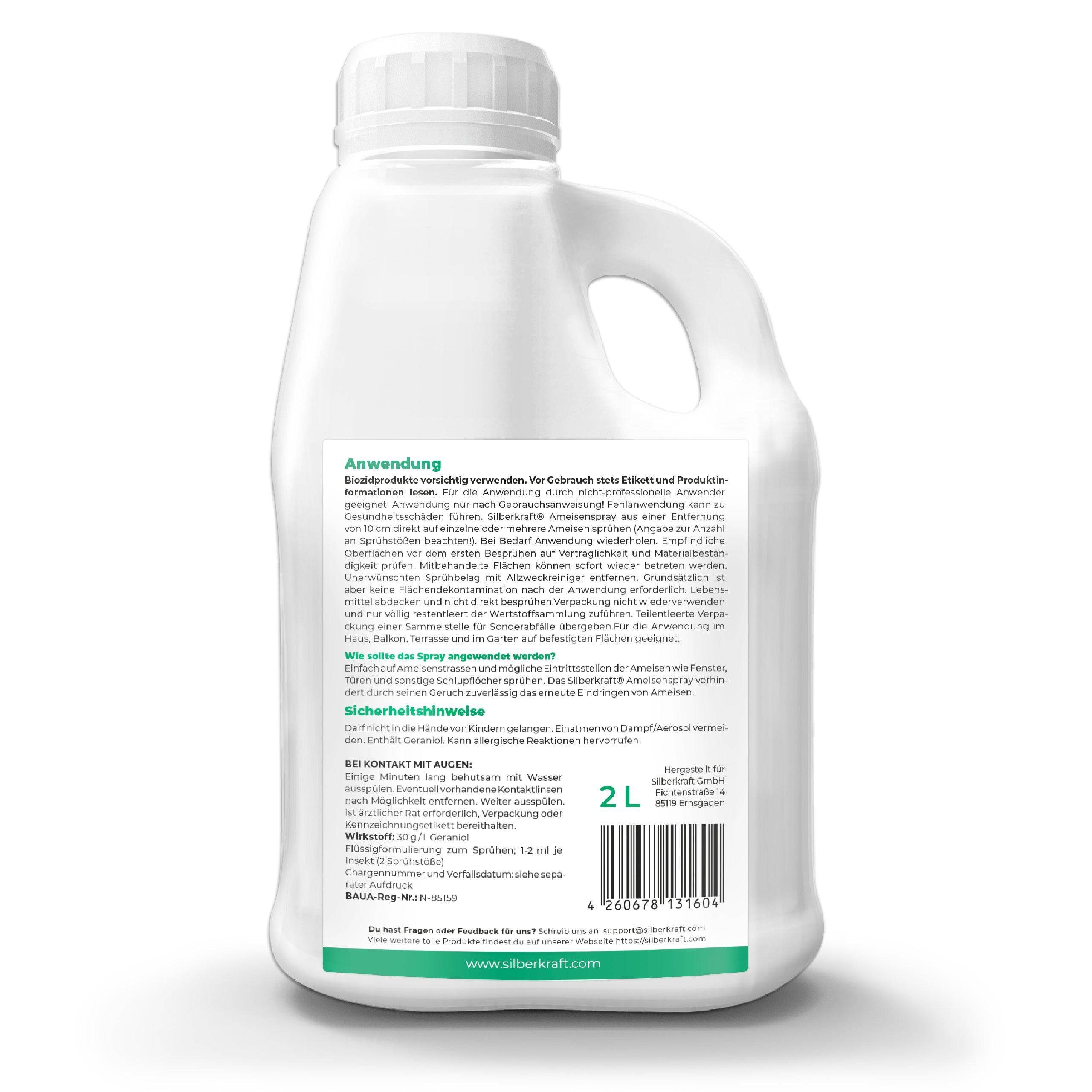 Silberkraft Insektenspray Anti Ameisen Spray - Ameisenspray, 500 ml, 1-St.