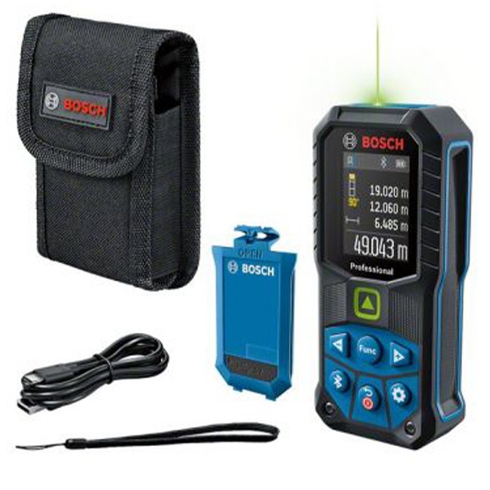 Distanță laser Bosch Blue 0601072U01 GLM 50-27 CG cu baterie reîncărcabilă