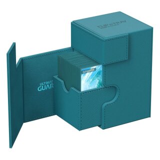 Ultimate Guard Flip`n`Tray 100+ XenoSkin Monocolor - Petrolblau