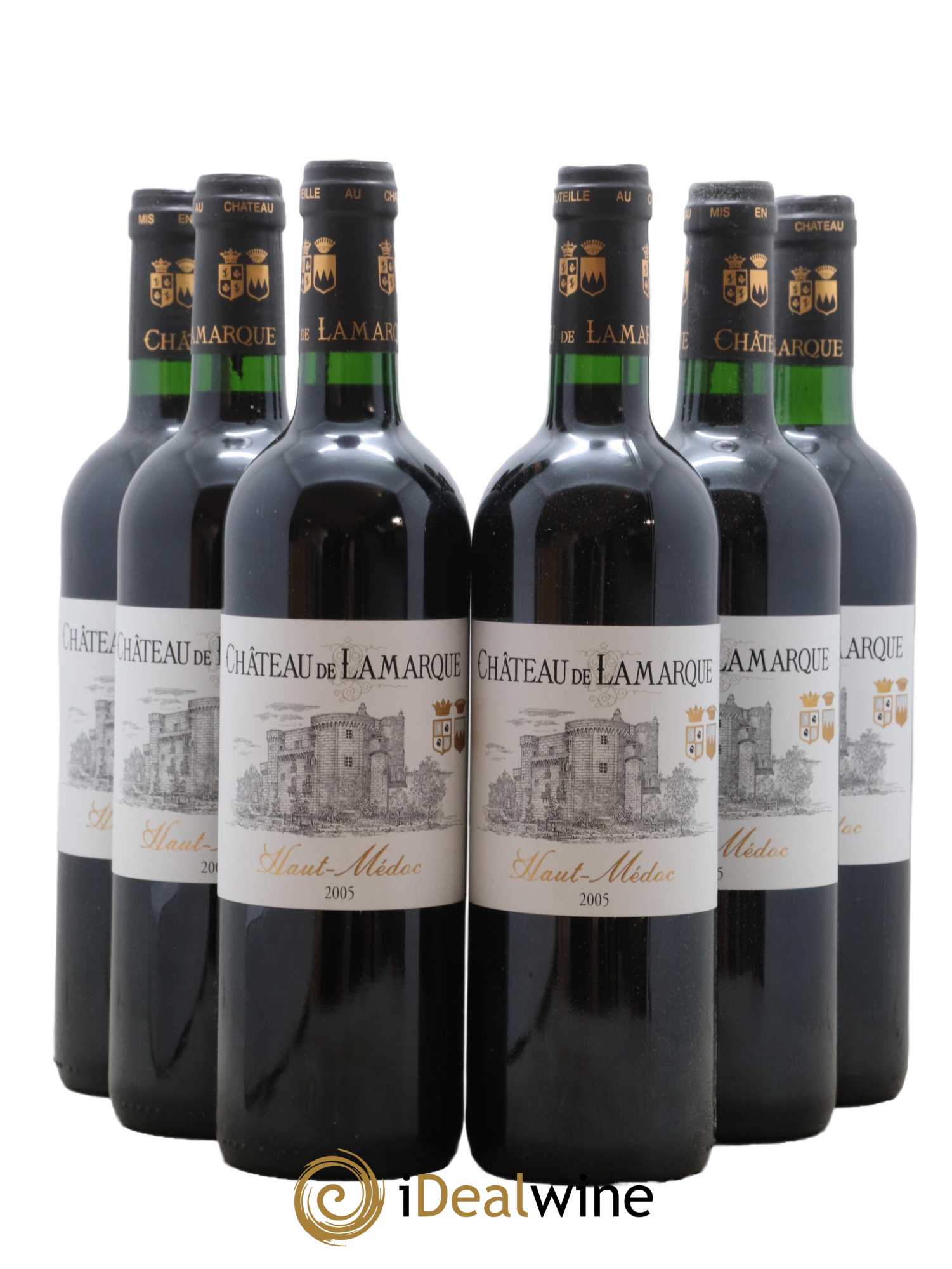 Château de Lamarque Cru Bourgeois  2005 - Lot de 6 Bouteilles