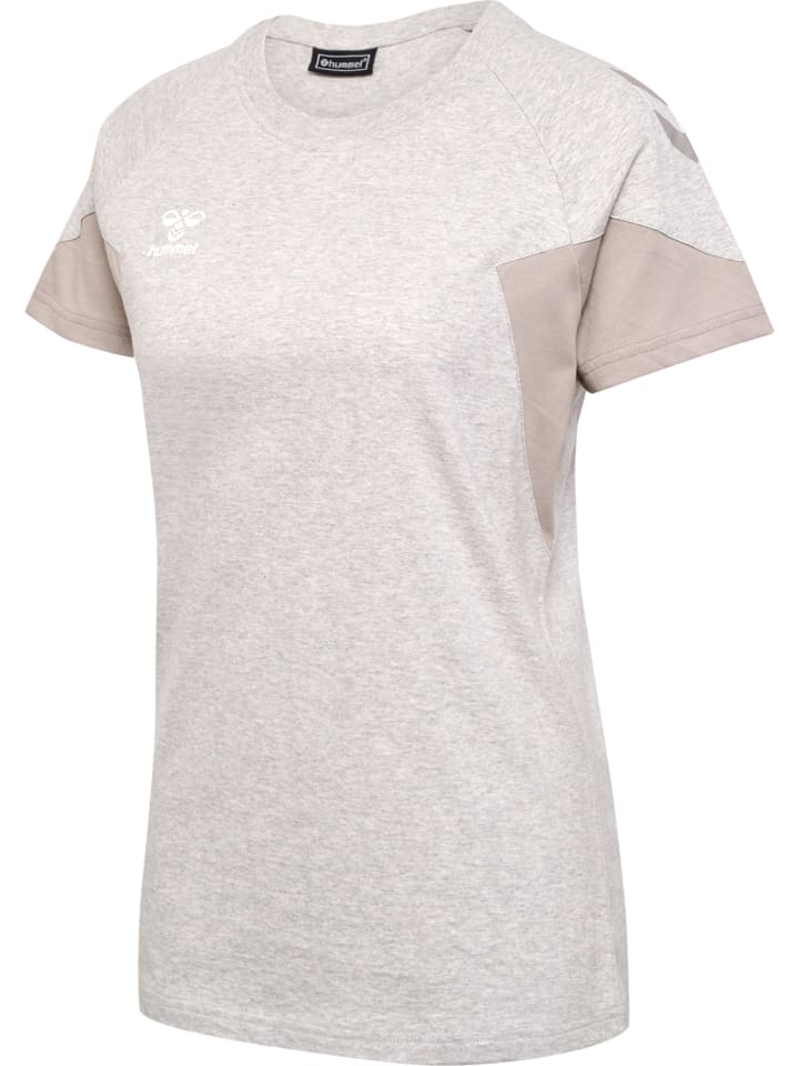 Hummel Hummel T-Shirt Raglanärmel Hmltravel Damen in LIGHT GREY MELANGE günstig kaufen M