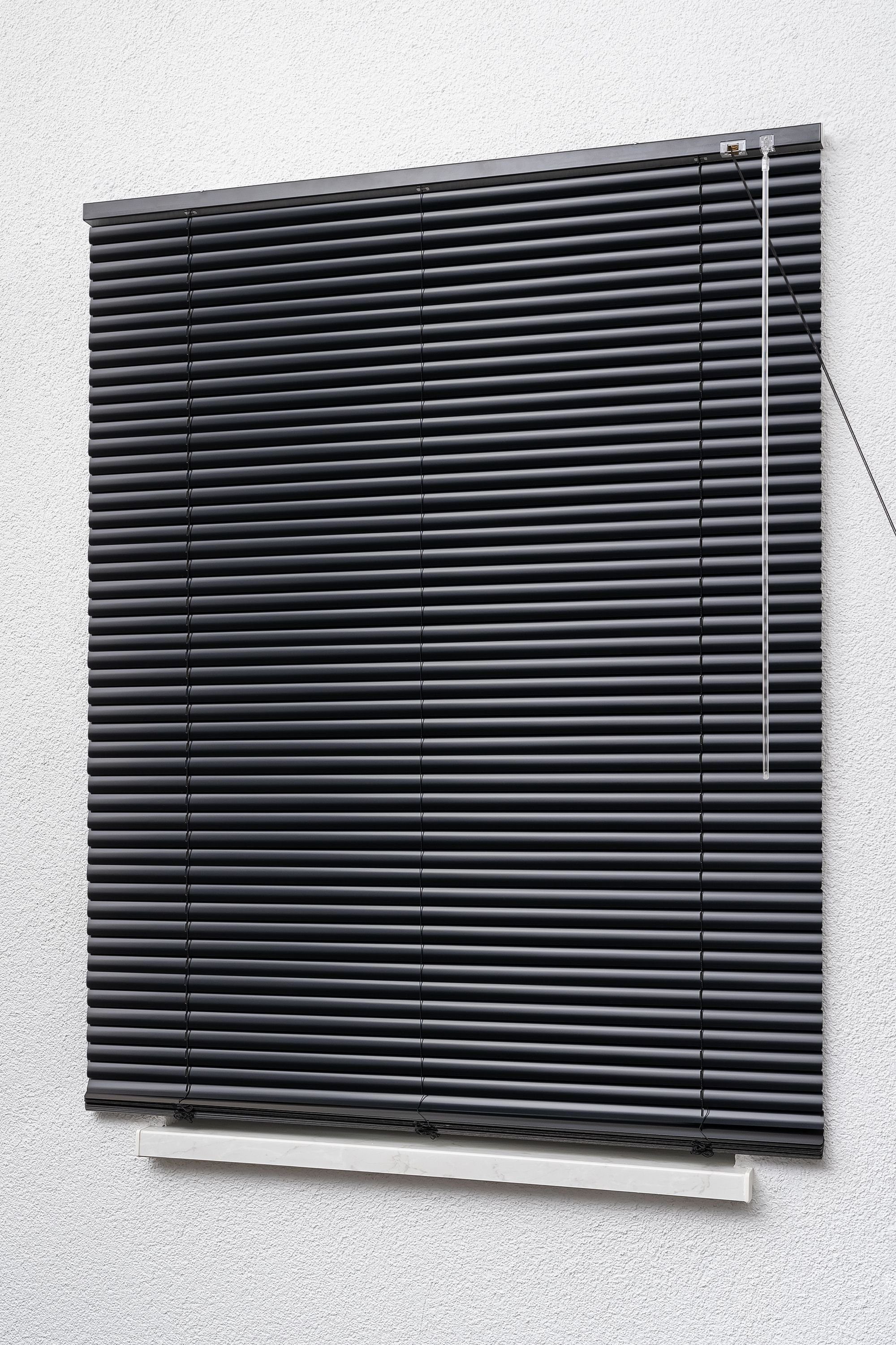 Jalousie Alu 25mm Schwarz, LYSEL®, HxB 175x40cm