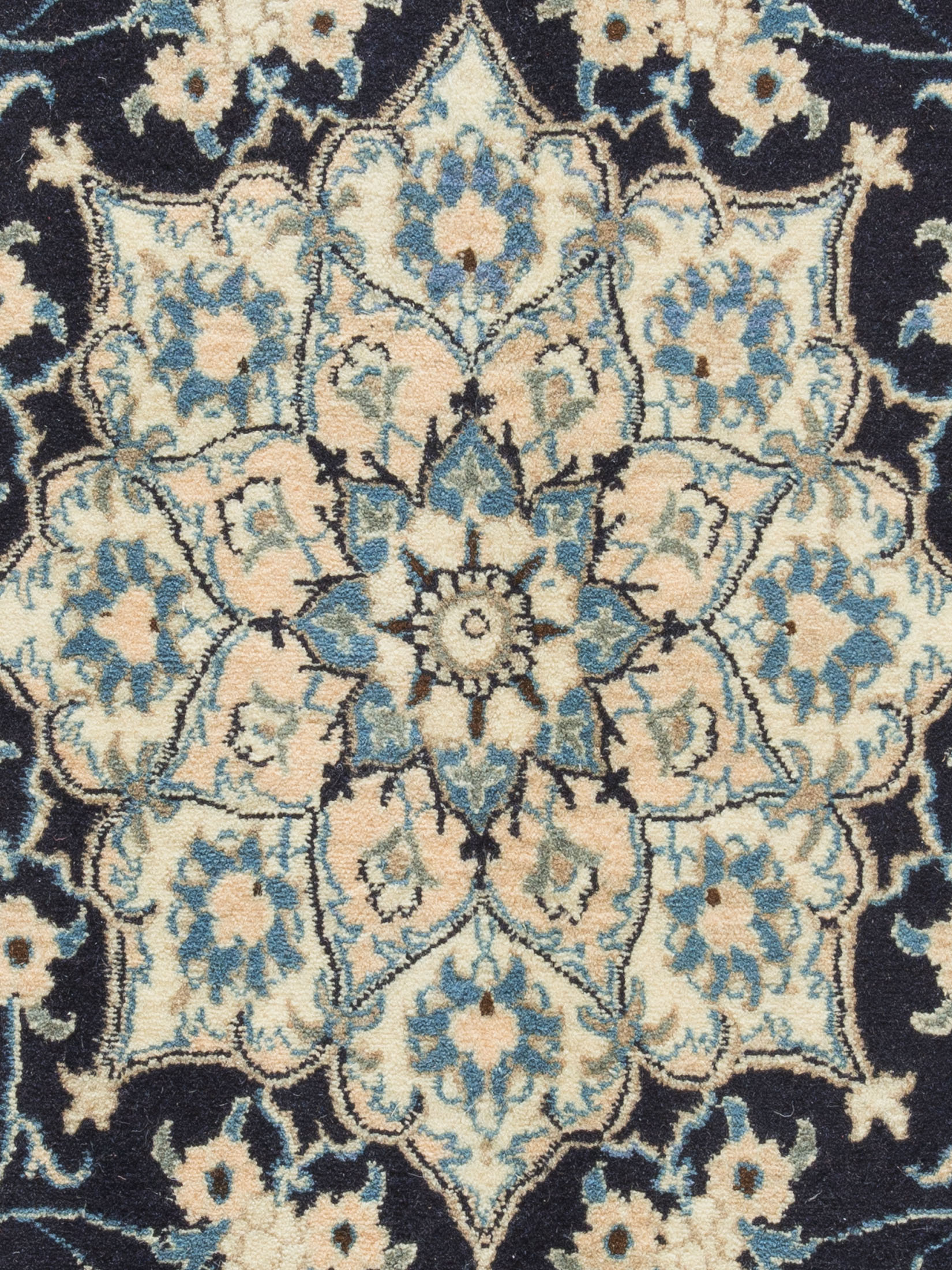 Kaschmar Nain 12 Lah ca. 164 x 232 cm, Unikat / Einzelstück