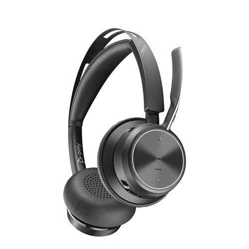 poly Voyager Focus 2 UC Verkabelt / Kabellos Stereo Headset Kopfbügel  Bluetooth  Schwarz