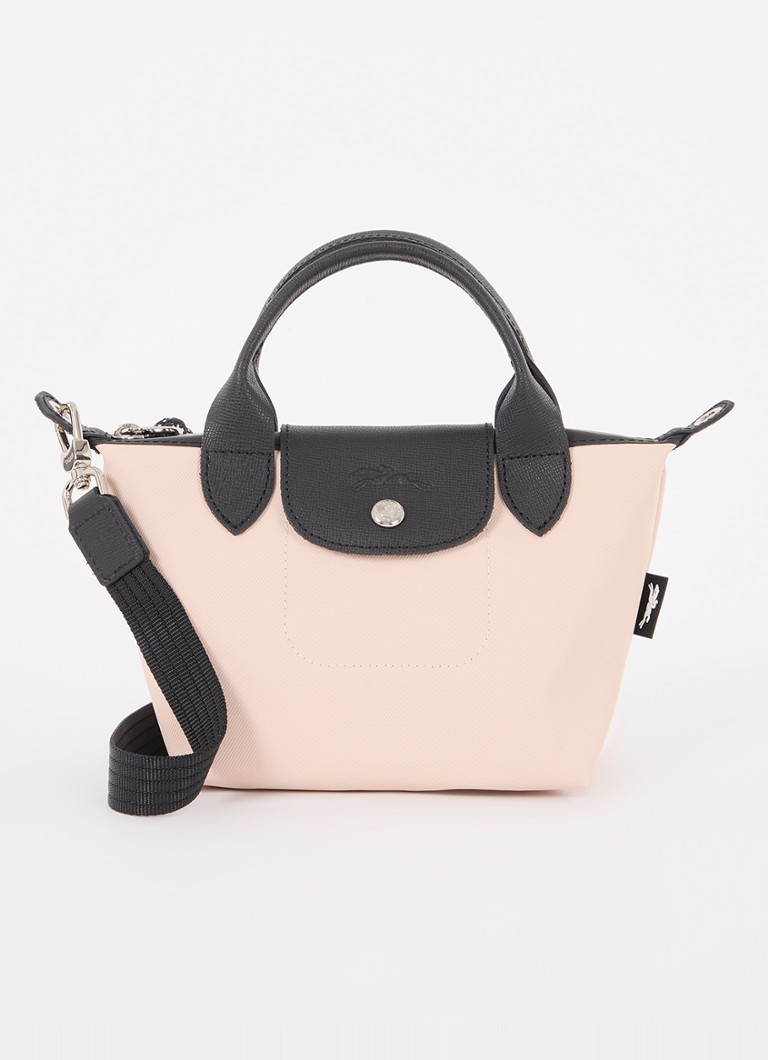 Geantă Longchamp Le Pliage Energy XS cu detalii din piele