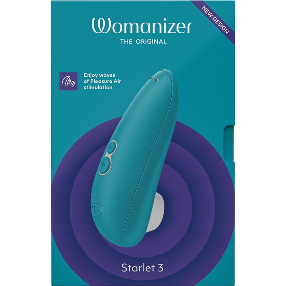 Womanizer Turquoise Stimulateur clitoridien 3 Accessoires érotiques