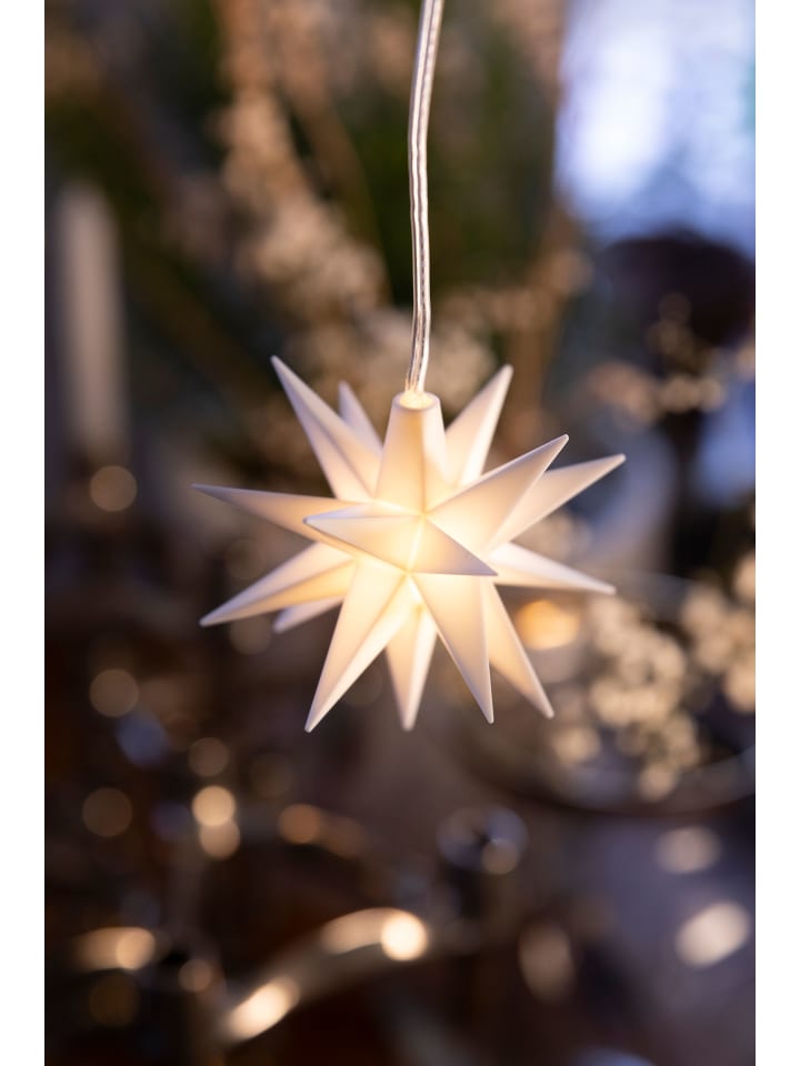 Sterntaler Dekostern | Weihnachtsstern Baby-Stern | 18-Zacker | Weiß | 8cm | Inne günstig kaufen onesize