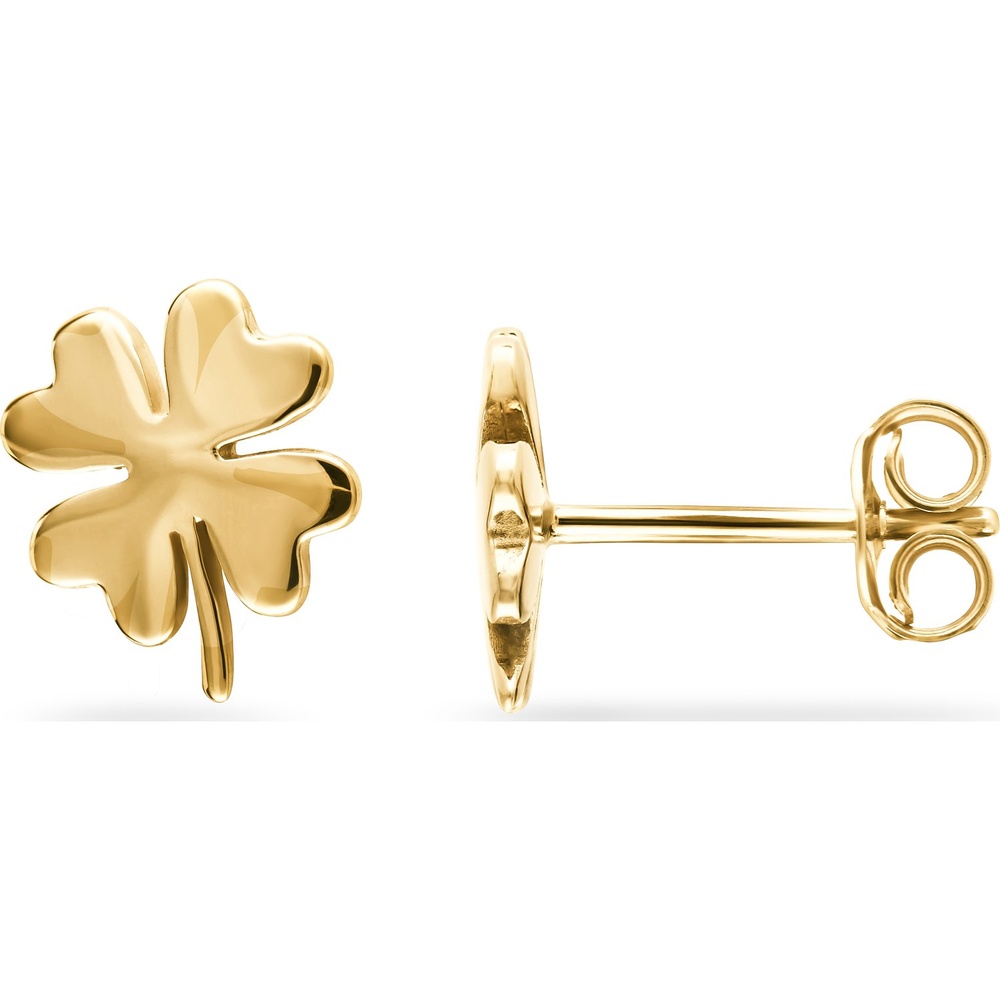 FAVS Boucles d'oreilles à fermoir à poussette 585 Or jaune Boucles d'oreilles