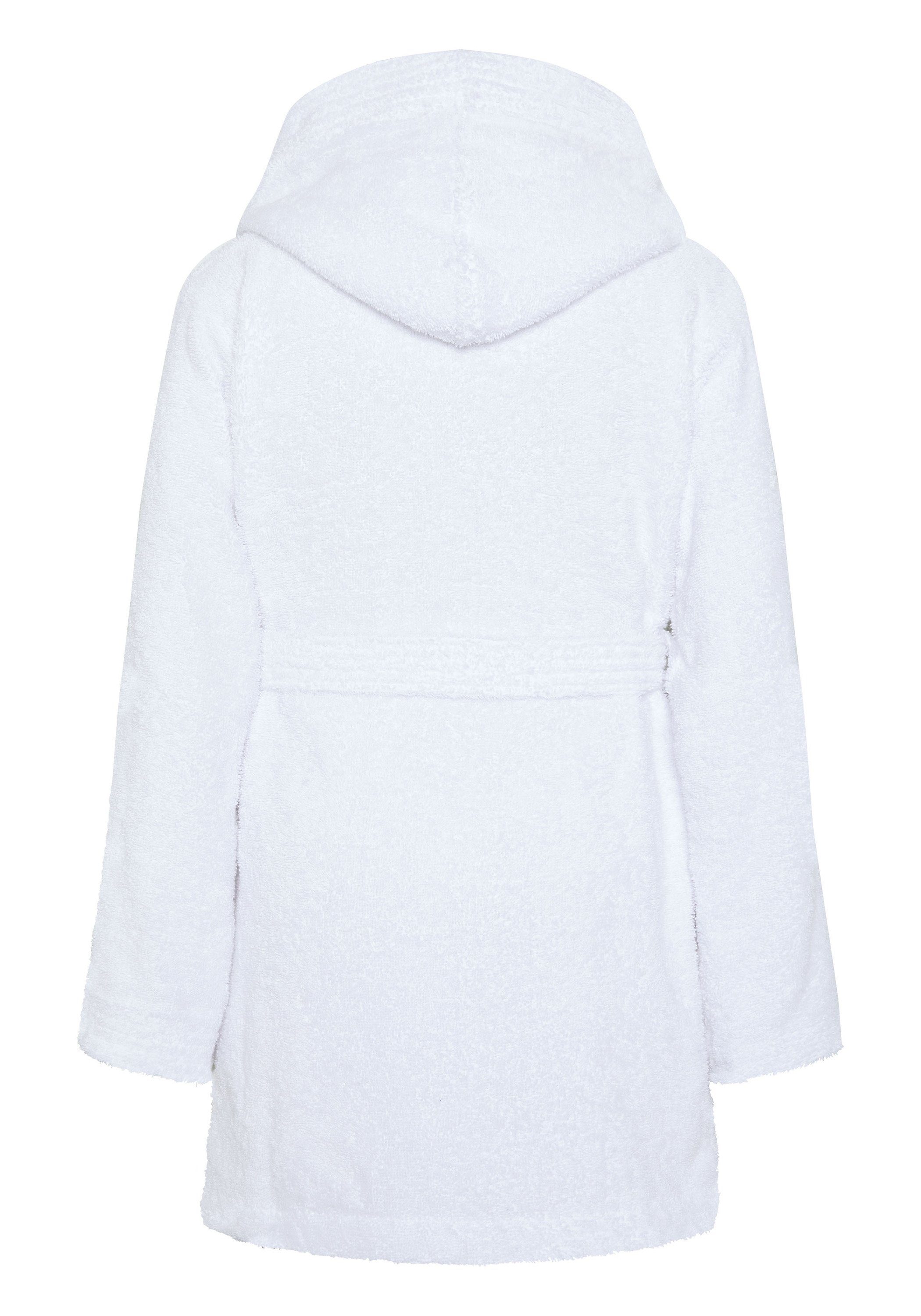 Polo Sylt Kinderbademantel Unisex Kids in Kurzform und aus hochwertigem Material, langform, Baumwolle, Gürtel