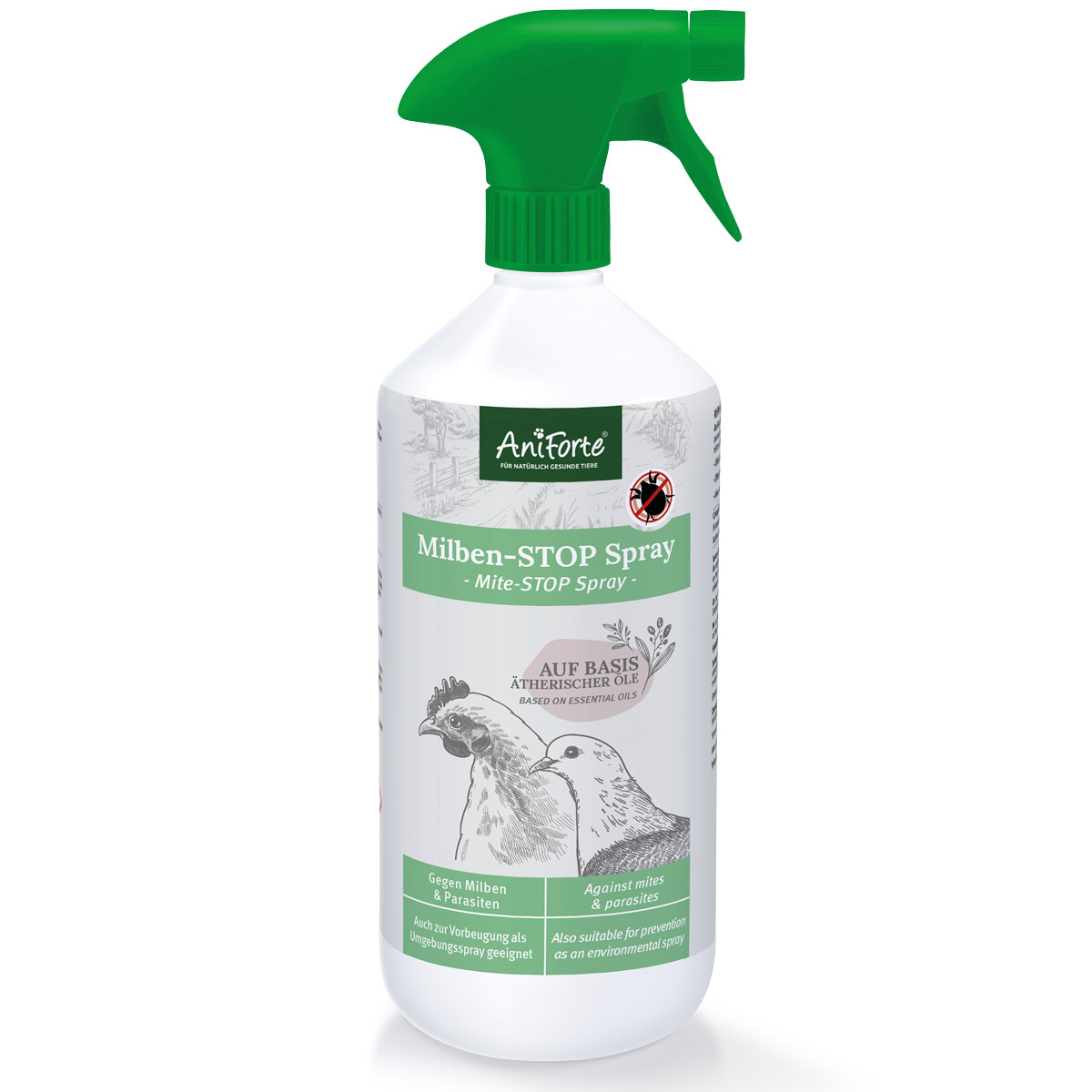Aniforte Zubehör Aniforte Milben STOP Spray für Hühner & Geflügel