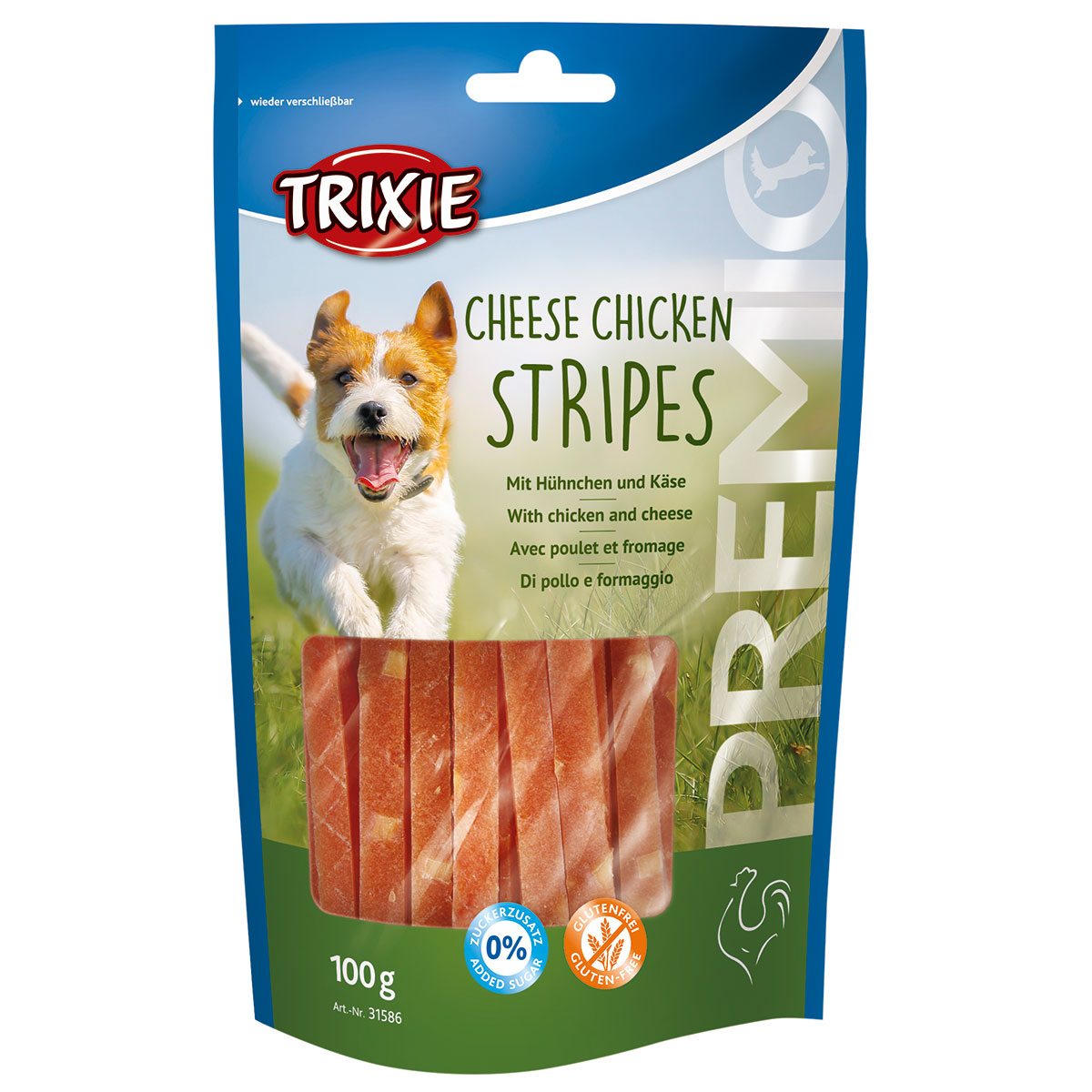 Trixie Hundesnack PREMIO Cheese Chicken Stripes bei ZooRoyal